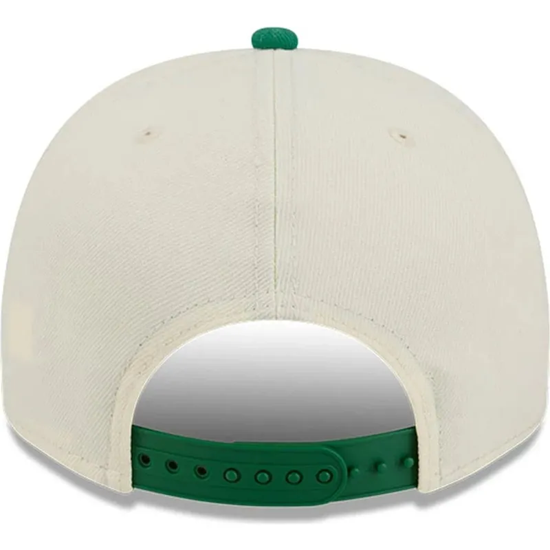 petten-gebogen-groen-snapback-9fifty-a-frame-precurved-hardwood-classics-van-boston-celtics-nba-van-new-era