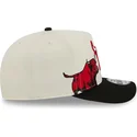 petten-gebogen-zwart-snapback-9fifty-a-frame-precurved-hardwood-classics-van-chicago-bulls-nba-van-new-era