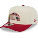 petten-gebogen-rood-snapback-9fifty-a-frame-precurved-hardwood-classics-van-denver-nuggets-nba-van-new-era