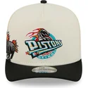 petten-gebogen-zwart-snapback-9fifty-a-frame-precurved-hardwood-classics-van-detroit-pistons-nba-van-new-era