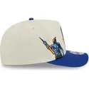 petten-gebogen-blauw-snapback-9fifty-a-frame-precurved-hardwood-classics-van-golden-state-warriors-nba-van-new-era