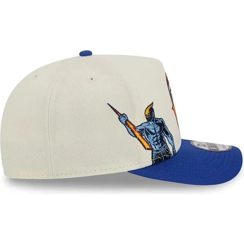 petten-gebogen-blauw-snapback-9fifty-a-frame-precurved-hardwood-classics-van-golden-state-warriors-nba-van-new-era