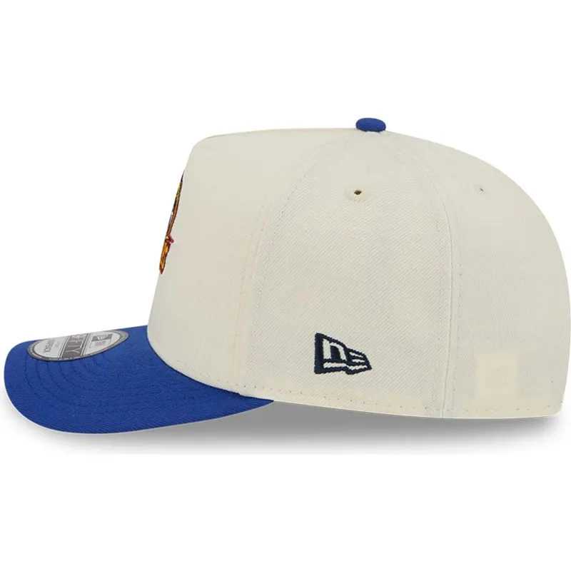 petten-gebogen-blauw-snapback-9fifty-a-frame-precurved-hardwood-classics-van-golden-state-warriors-nba-van-new-era