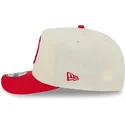 petten-gebogen-rood-snapback-9fifty-a-frame-precurved-hardwood-classics-van-houston-rockets-nba-van-new-era