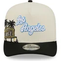 petten-gebogen-zwart-snapback-9fifty-a-frame-precurved-hardwood-classics-van-los-angeles-lakers-nba-van-new-era