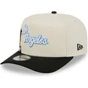 petten-gebogen-zwart-snapback-9fifty-a-frame-precurved-hardwood-classics-van-los-angeles-lakers-nba-van-new-era
