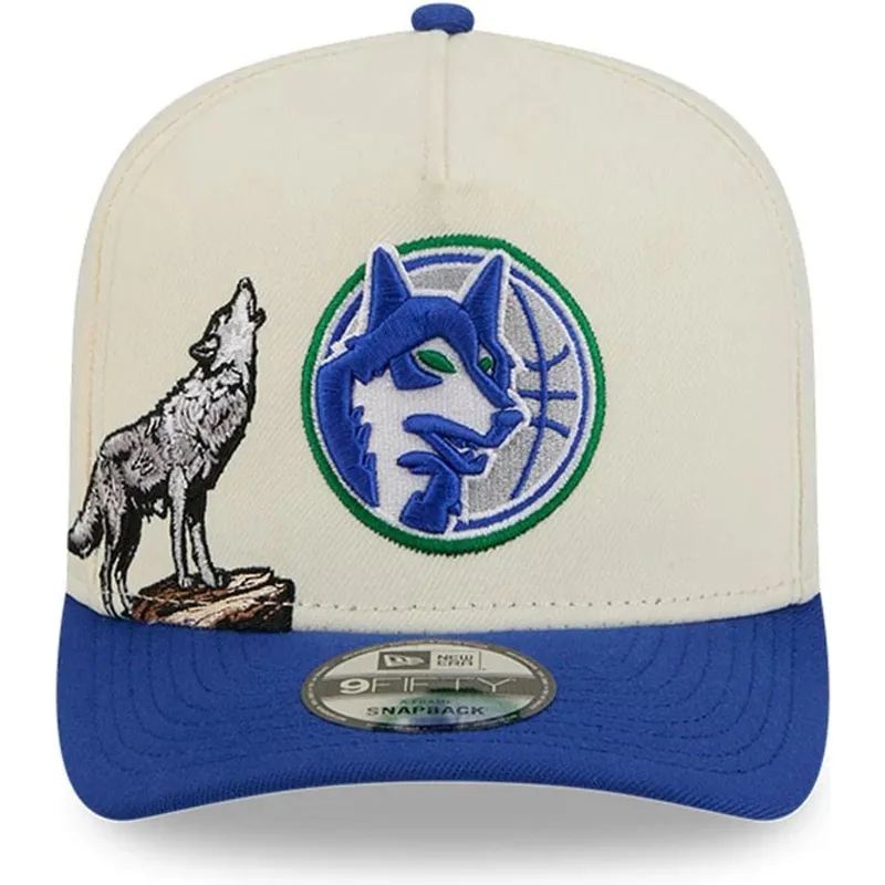 petten-gebogen-blauw-snapback-9fifty-a-frame-precurved-hardwood-classics-van-minnesota-timberwolves-nba-van-new-era