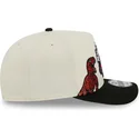 petten-gebogen-zwart-snapback-9fifty-a-frame-precurved-hardwood-classics-van-toronto-raptors-nba-van-new-era