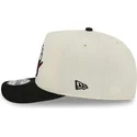 petten-gebogen-zwart-snapback-9fifty-a-frame-precurved-hardwood-classics-van-toronto-raptors-nba-van-new-era