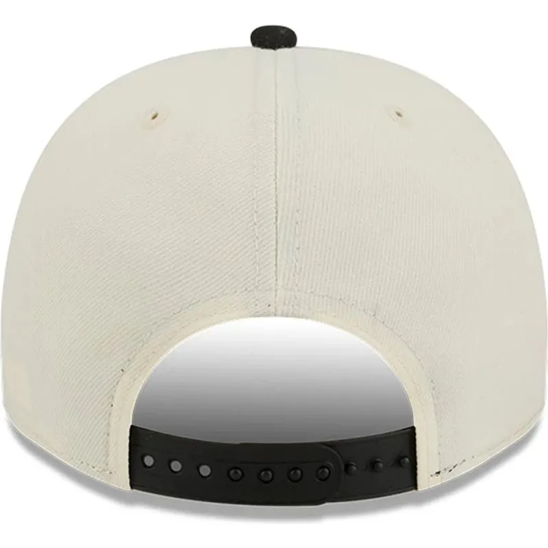 petten-gebogen-zwart-snapback-9fifty-a-frame-precurved-hardwood-classics-van-toronto-raptors-nba-van-new-era