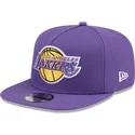 petten-plat-paars-snapback-9fifty-a-frame-hardwood-classics-van-los-angeles-lakers-nba-van-new-era