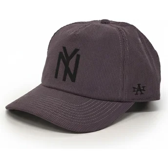 Petten gebogen paars snapback New York Cubans Printed Cord van New York Cubans MLB van American Needle