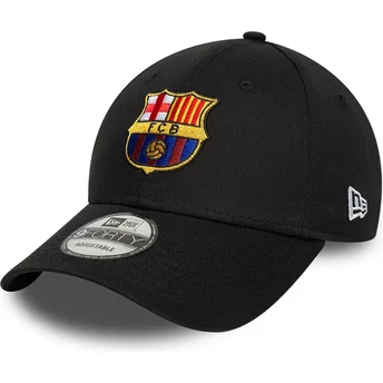 Petten gebogen zwart snapback 9FORTY ajustable van FC Barcelona LALIGA van New Era