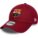 petten-gebogen-rood-snapback-9forty-ajustable-van-fc-barcelona-laliga-van-new-era
