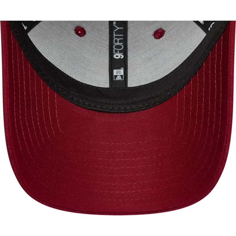 petten-gebogen-rood-snapback-9forty-ajustable-van-fc-barcelona-laliga-van-new-era