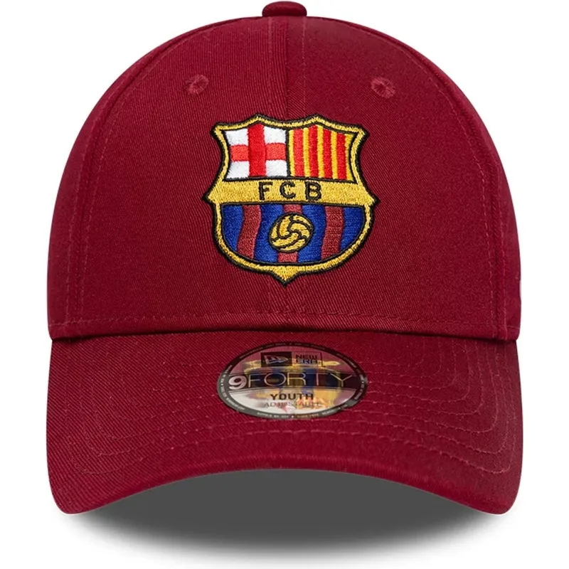 petten-gebogen-rood-snapback-voor-kinderen-9forty-ajustable-van-fc-barcelona-laliga-van-new-era petten-gebogen-rood-snapback-voor-kinderen-9forty-ajustable-van-fc-barcelona-laliga-van-new-era