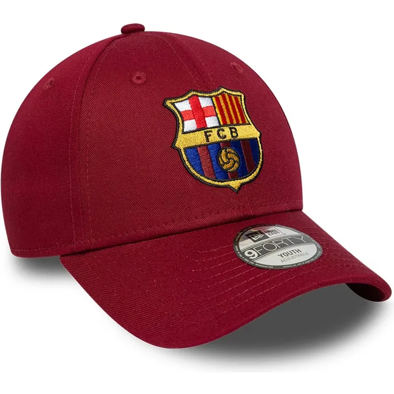 petten-gebogen-rood-snapback-voor-kinderen-9forty-ajustable-van-fc-barcelona-laliga-van-new-era petten-gebogen-rood-snapback-voor-kinderen-9forty-ajustable-van-fc-barcelona-laliga-van-new-era