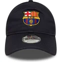 petten-gebogen-marineblauw-snapback-9twenty-ajustable-van-fc-barcelona-laliga-van-new-era
