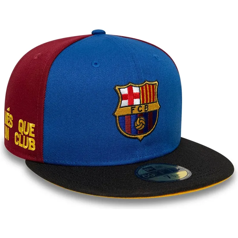 petten-gebogen-meerkleurig-snapback-59fifty-van-fc-barcelona-laliga-van-new-era