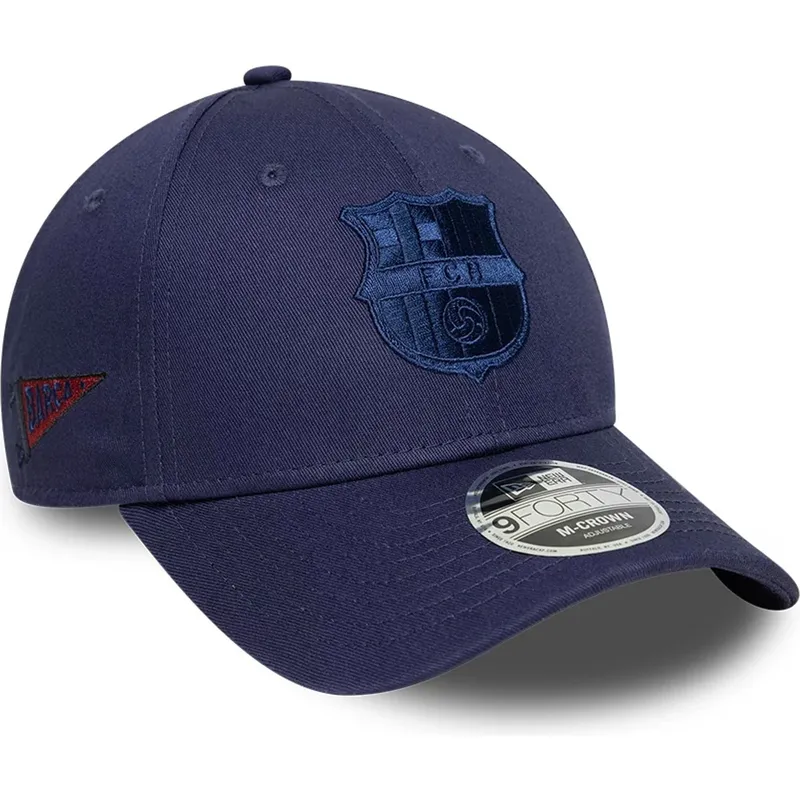 petten-gebogen-marineblauw-snapback-9forty-m-crown-ajustable-van-fc-barcelona-laliga-van-new-era petten-gebogen-marineblauw-snapback-9forty-m-crown-ajustable-van-fc-barcelona-laliga-van-new-era