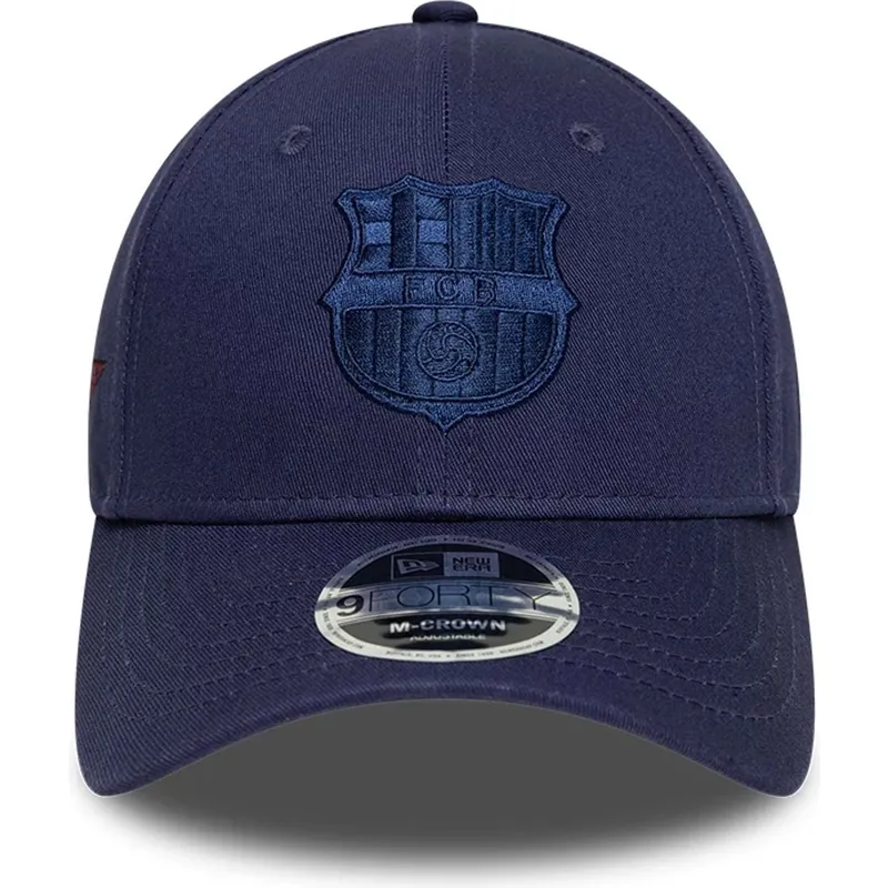 petten-gebogen-marineblauw-snapback-9forty-m-crown-ajustable-van-fc-barcelona-laliga-van-new-era petten-gebogen-marineblauw-snapback-9forty-m-crown-ajustable-van-fc-barcelona-laliga-van-new-era
