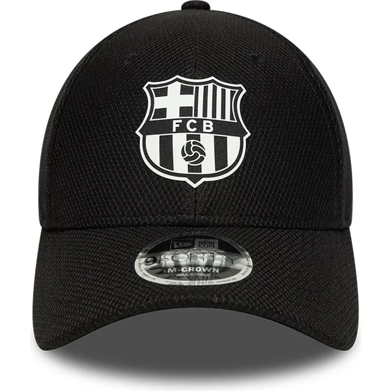 petten-gebogen-zwart-snapback-9forty-m-crown-van-fc-barcelona-laliga-van-new-era