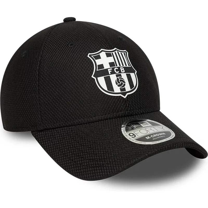 petten-gebogen-zwart-snapback-9forty-m-crown-van-fc-barcelona-laliga-van-new-era