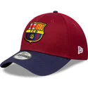 petten-gebogen-meerkleurig-snapback-voor-kinderen-9forty-ajustable-van-fc-barcelona-laliga-van-new-era