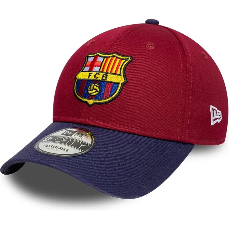 petten-gebogen-meerkleurig-snapback-9forty-ajustable-van-fc-barcelona-laliga-van-new-era