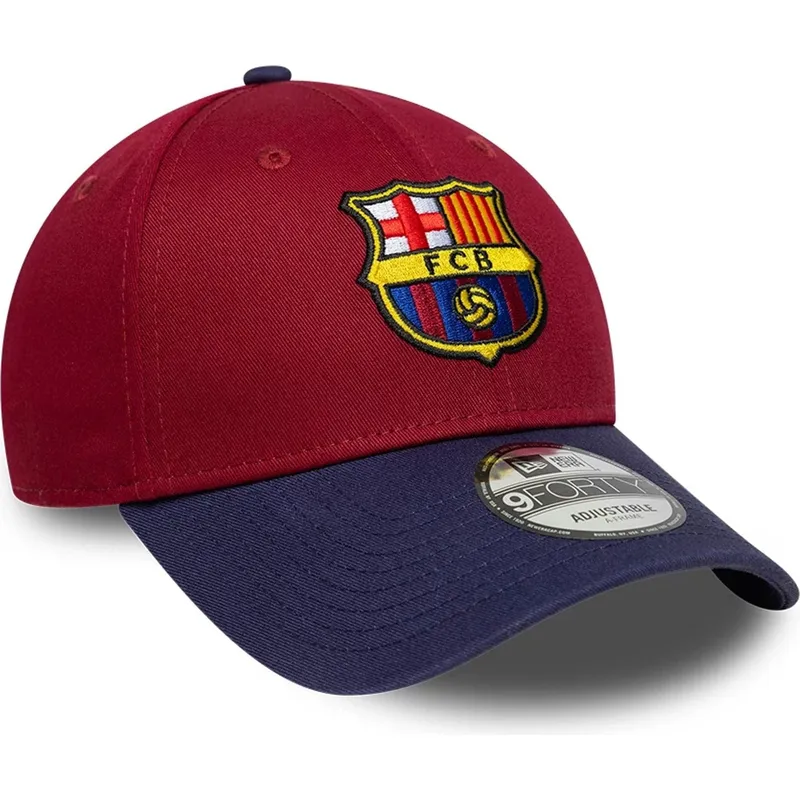 petten-gebogen-meerkleurig-snapback-9forty-ajustable-van-fc-barcelona-laliga-van-new-era