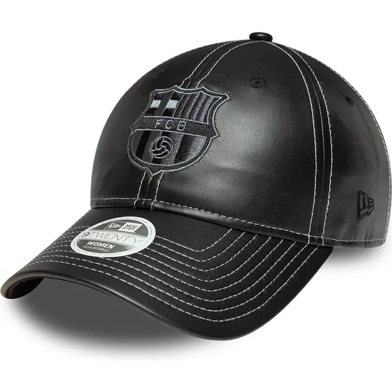 petten-gebogen-zwart-snapback-9twenty-ajustable-van-fc-barcelona-laliga-van-new-era