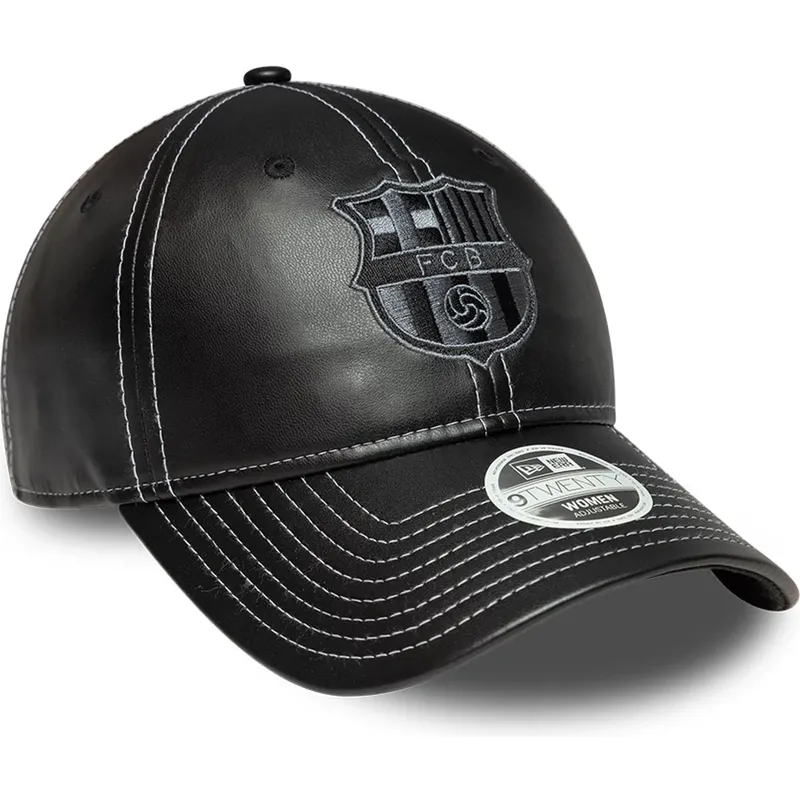 petten-gebogen-zwart-snapback-9twenty-ajustable-van-fc-barcelona-laliga-van-new-era