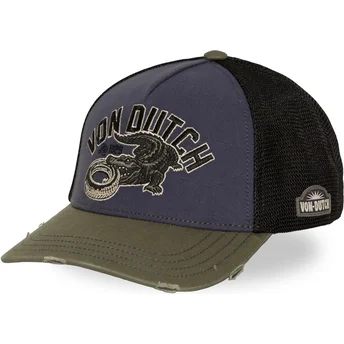 Petten gebogen meerkleurig snapback WILD10 van Von Dutch