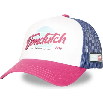 Petten gebogen meerkleurig snapback SURF11 van Von Dutch