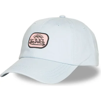 Petten gebogen blauw verstelbaar LOG11 van Von Dutch