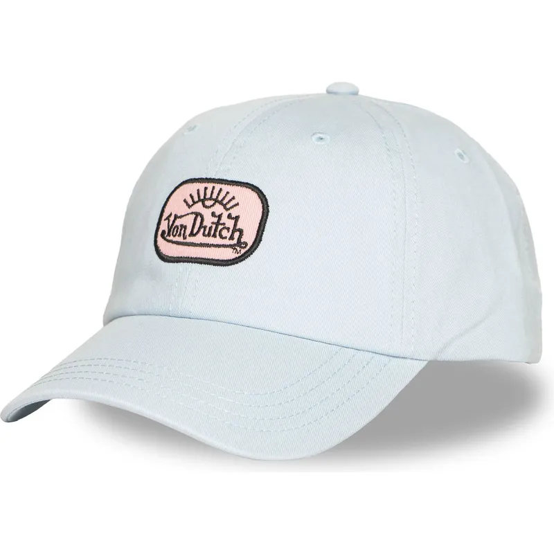 petten-gebogen-blauw-verstelbaar-log11-van-von-dutch