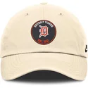 petten-gebogen-beige-verstelbaar-club-unstructured-organic-cotton-van-detroit-tigers-mlb-van-nike