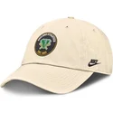 petten-gebogen-beige-verstelbaar-club-unstructured-organic-cotton-van-oakland-athletics-mlb-van-nike