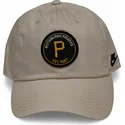 petten-gebogen-beige-verstelbaar-club-unstructured-organic-cotton-van-pittsburgh-pirates-mlb-van-nike