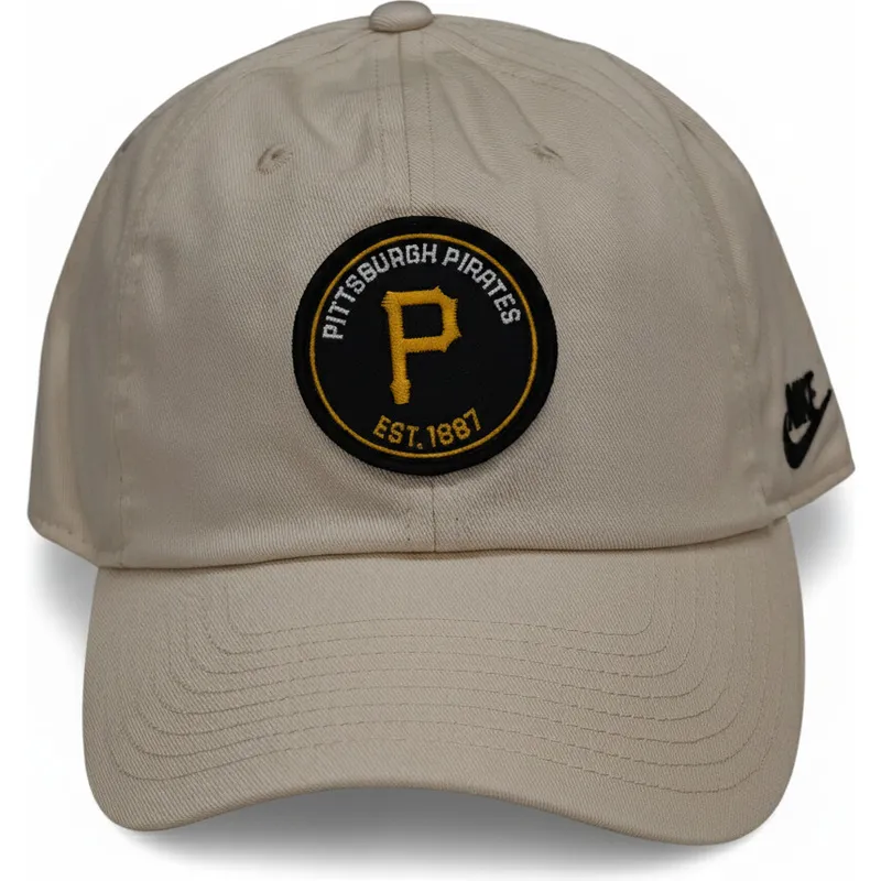 petten-gebogen-beige-verstelbaar-club-unstructured-organic-cotton-van-pittsburgh-pirates-mlb-van-nike petten-gebogen-beige-verstelbaar-club-unstructured-organic-cotton-van-pittsburgh-pirates-mlb-van-nike