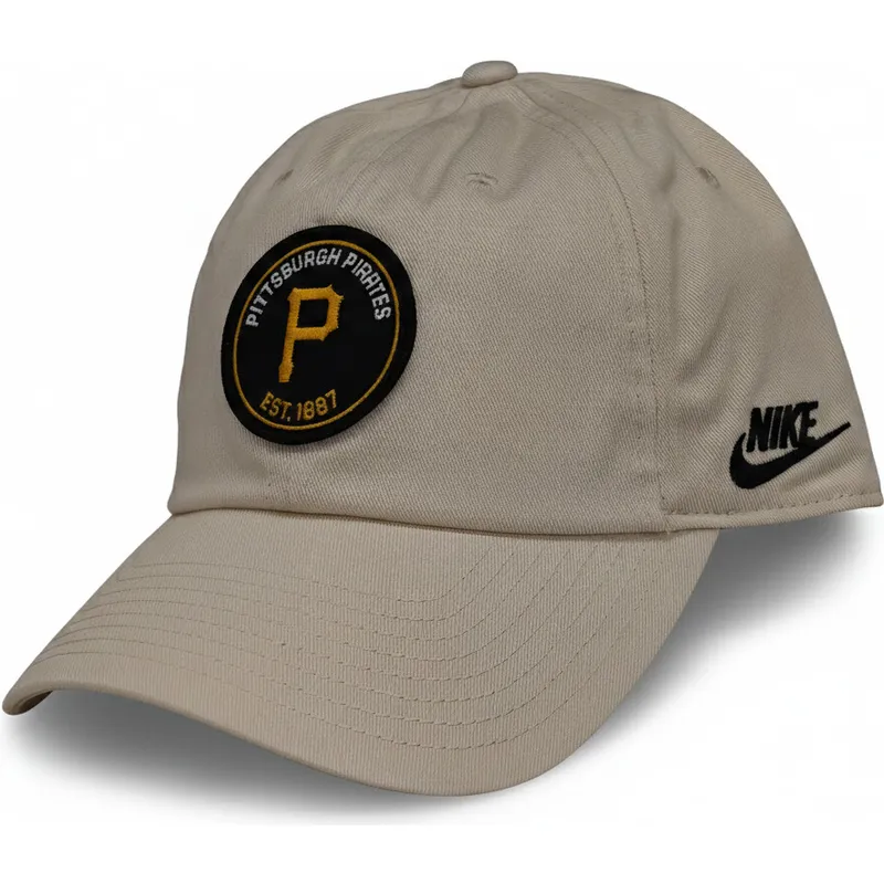 petten-gebogen-beige-verstelbaar-club-unstructured-organic-cotton-van-pittsburgh-pirates-mlb-van-nike petten-gebogen-beige-verstelbaar-club-unstructured-organic-cotton-van-pittsburgh-pirates-mlb-van-nike