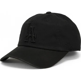 Petten gebogen zwart verstelbaar Los Angeles Dodgers Ballpark van Los Angeles Dodgers MLB van American Needle