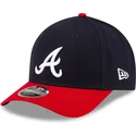 petten-gebogen-marineblauw-snapback-9forty-m-crown-player-replica-van-atlanta-braves-mlb-van-new-era