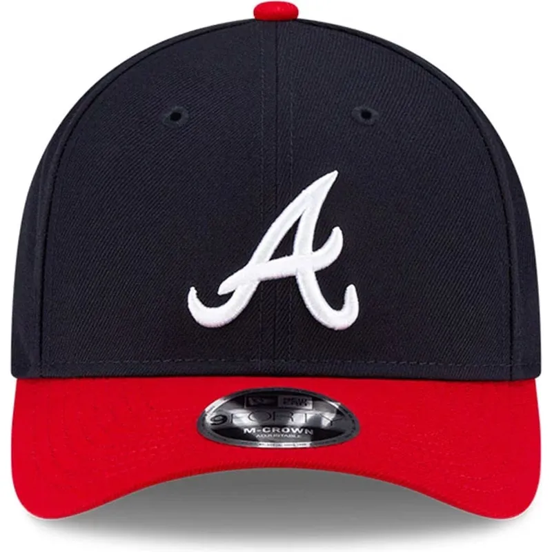 petten-gebogen-marineblauw-snapback-9forty-m-crown-player-replica-van-atlanta-braves-mlb-van-new-era
