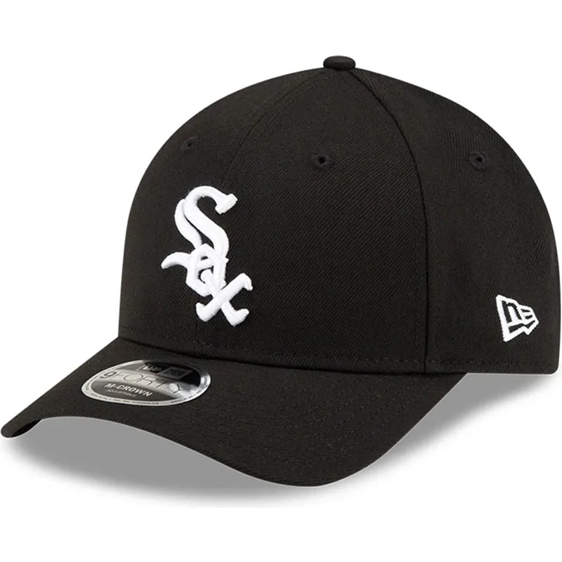 petten-gebogen-zwart-snapback-9forty-m-crown-player-replica-van-chicago-white-sox-mlb-van-new-era