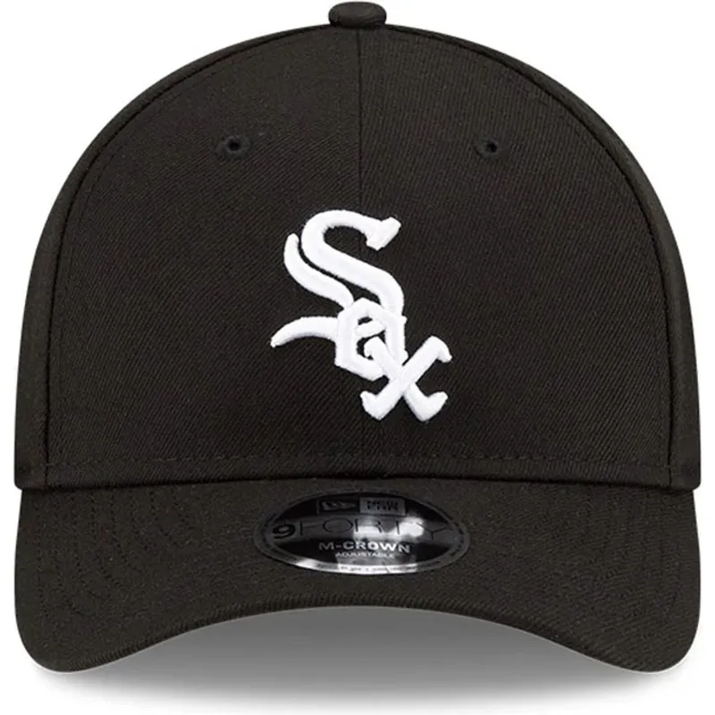 petten-gebogen-zwart-snapback-9forty-m-crown-player-replica-van-chicago-white-sox-mlb-van-new-era