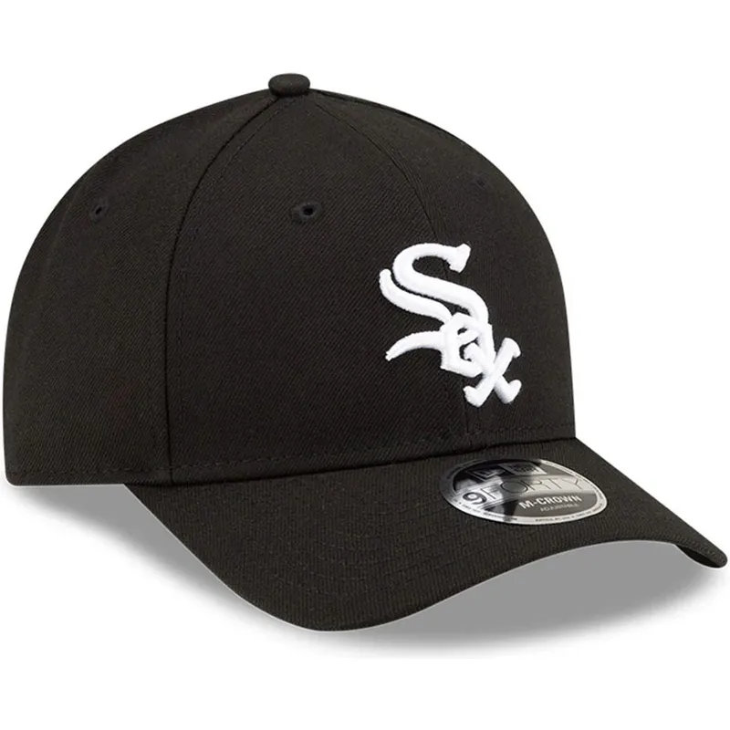 petten-gebogen-zwart-snapback-9forty-m-crown-player-replica-van-chicago-white-sox-mlb-van-new-era