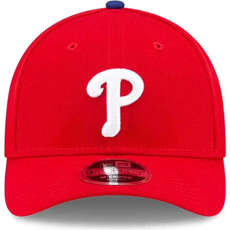 petten-gebogen-rood-snapback-9forty-m-crown-player-replica-van-philadelphia-phillies-mlb-van-new-era petten-gebogen-rood-snapback-9forty-m-crown-player-replica-van-philadelphia-phillies-mlb-van-new-era