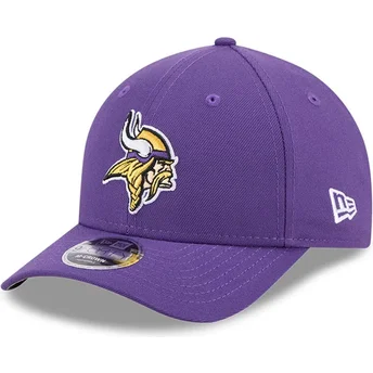 Petten gebogen paars snapback 9FORTY M-Crown Team van Minnesota Vikings NFL van New Era