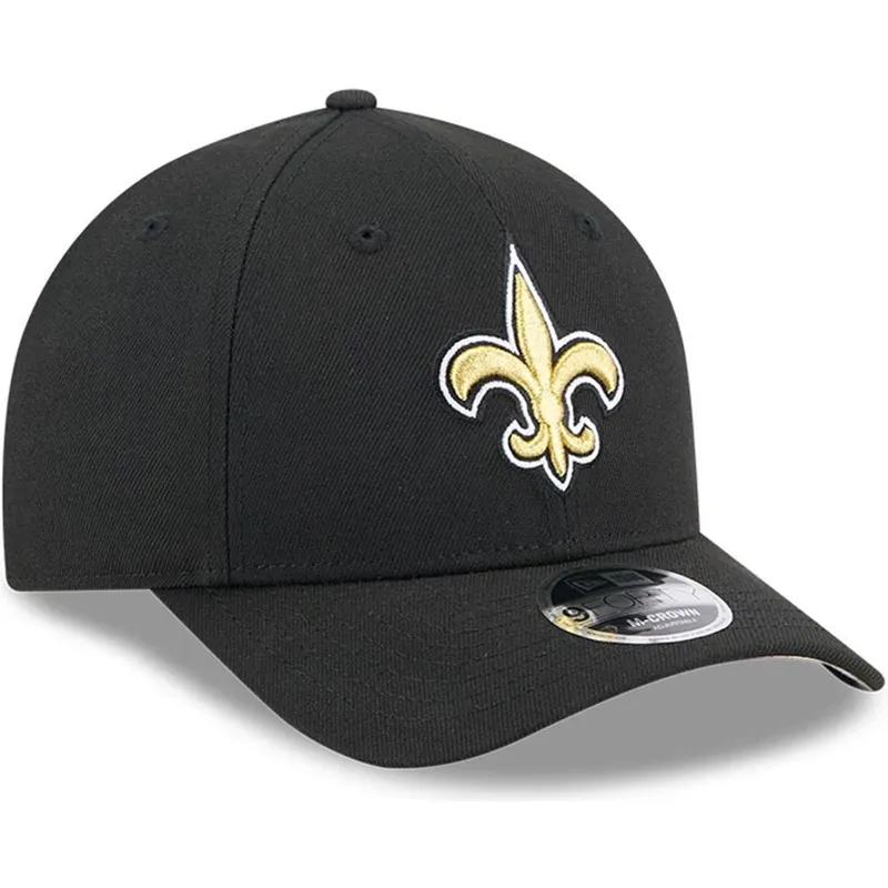 petten-gebogen-zwart-snapback-9forty-m-crown-team-van-new-orleans-saints-nfl-van-new-era petten-gebogen-zwart-snapback-9forty-m-crown-team-van-new-orleans-saints-nfl-van-new-era